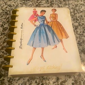 Stitching Sewing Designing Instruction Manual Organizer Planner